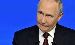 Vladimir Putin în conferința anuală FOTO AFP 