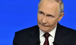 Vladimir Putin în conferința anuală FOTO AFP 