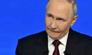 Vladimir Putin în conferința anuală FOTO AFP 
