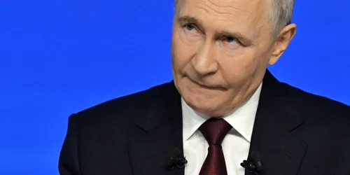 Vladimir Putin în conferința anuală FOTO AFP 