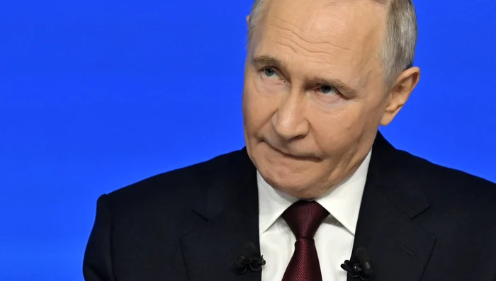 Vladimir Putin în conferința anuală FOTO AFP