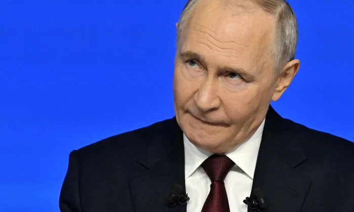 Vladimir Putin în conferința anuală FOTO AFP