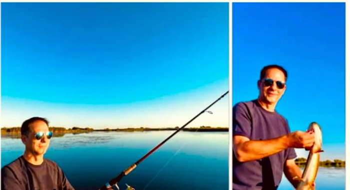 Dan Negru la pescuit - Foto: Instagram