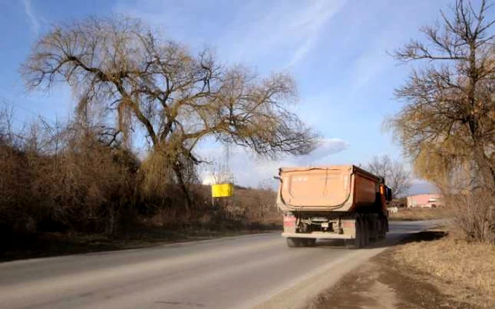 Drumul judeţean 687. FOTO: Daniel Guţă. ADEVĂRUL.