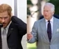 Regele Charles și Prințul Harry 