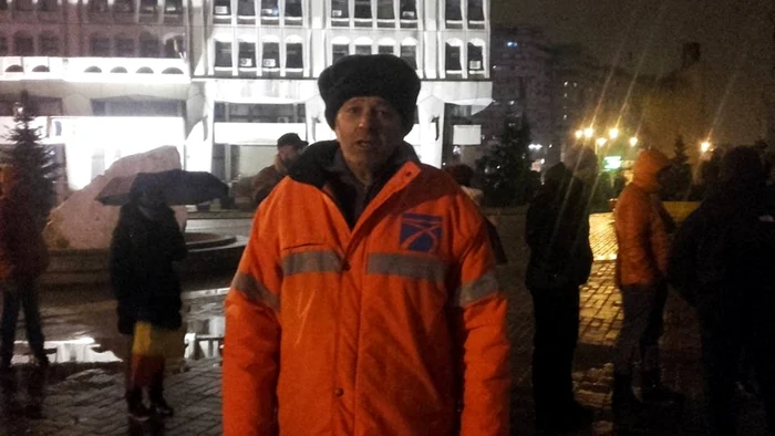 Dumitru Dumitrescu, unul dintre piteştenii ieşiţi marţi la miting, în centrul oraşului