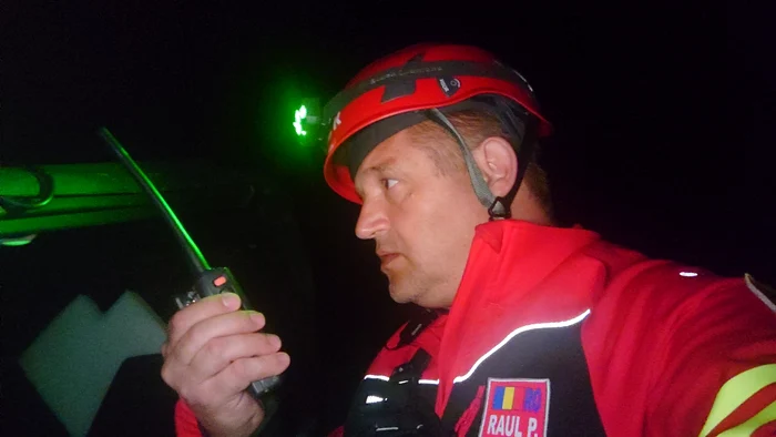 Raul Papalicef, șeful serviciului nemțean FOTO Salvamont Neamț