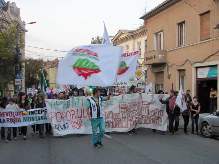 A şaptea duminică de proteste la Cluj FOTO: Florina Pop