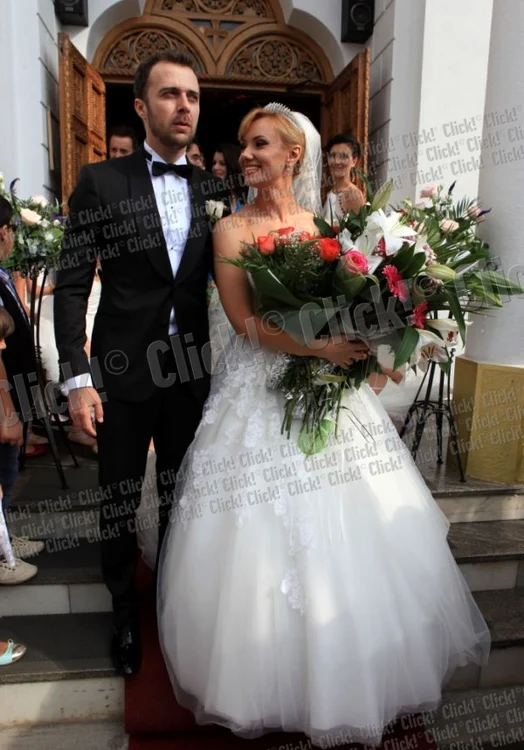 Oana Ioniţă şi soţul ei, Florin Budnaru (Foto: Roberto Sălceanu)