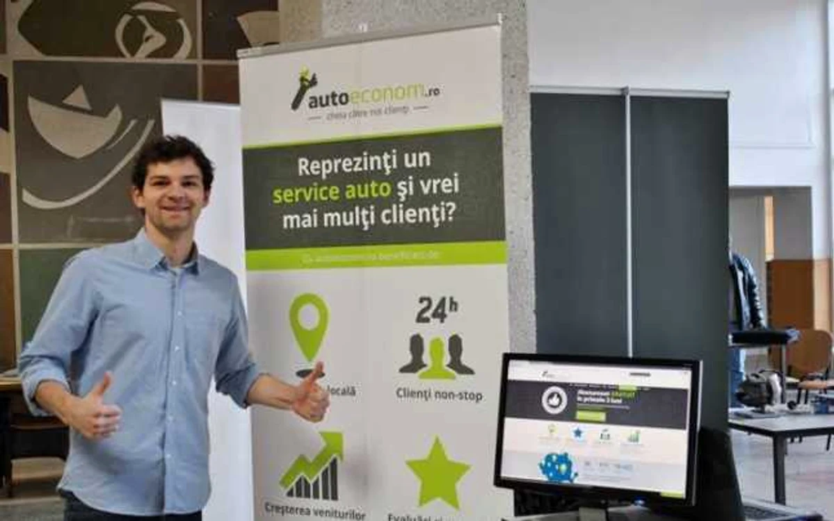 Tudor Cioltea vorbind despre afacerea sa FOTO. arhiva Tudor Cioltea