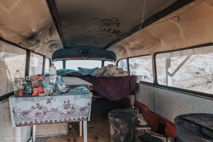 Interiorul autobuzului / foto: Lucian Ignat