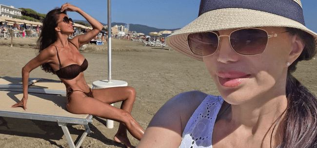 Cristina Spătar, siluetă de viespe în vacanța din Italia. Cât de bine s-a simțit vedeta în țara sufletului ei   