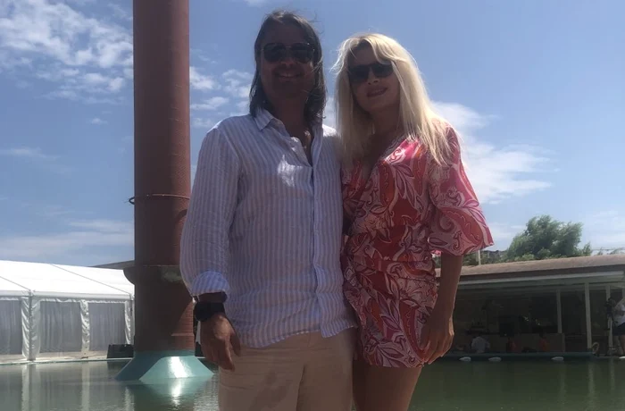Ianna Novac și soțul ei, Octavian Dobrotăfoto: Click!