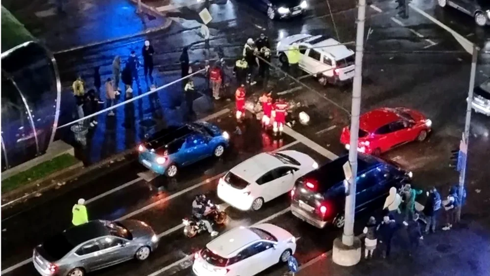 Accident Colentina. 