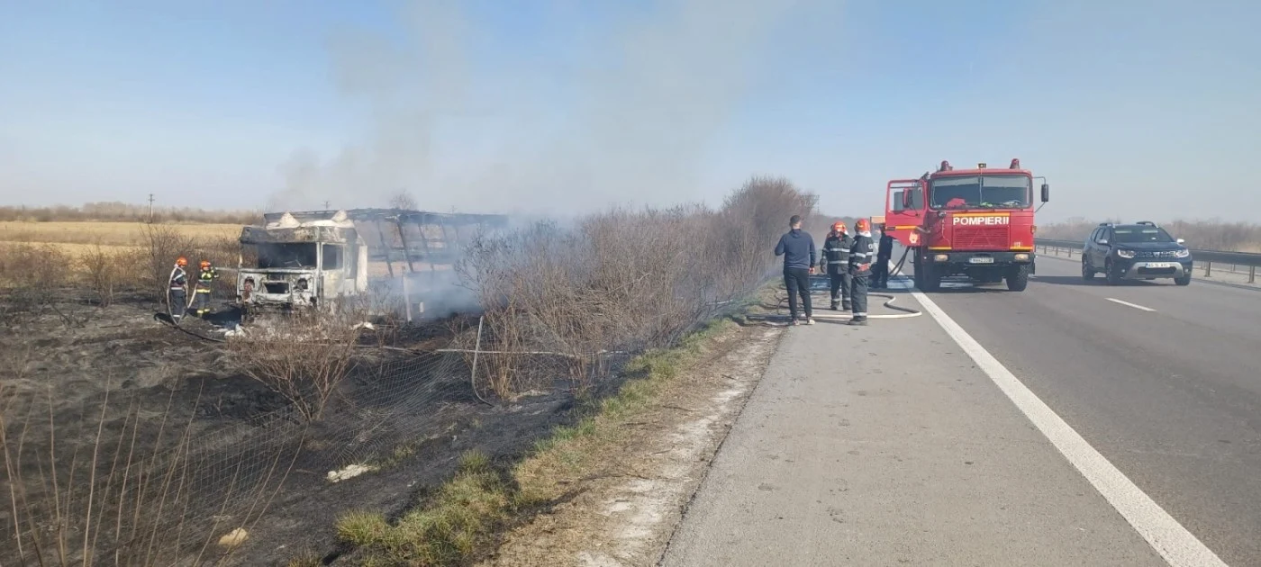 incendiu tir a1