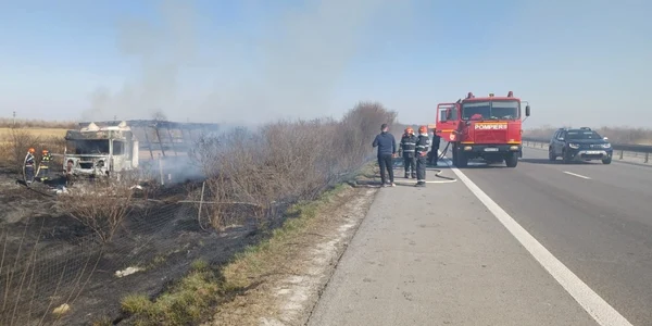 incendiu tir a1