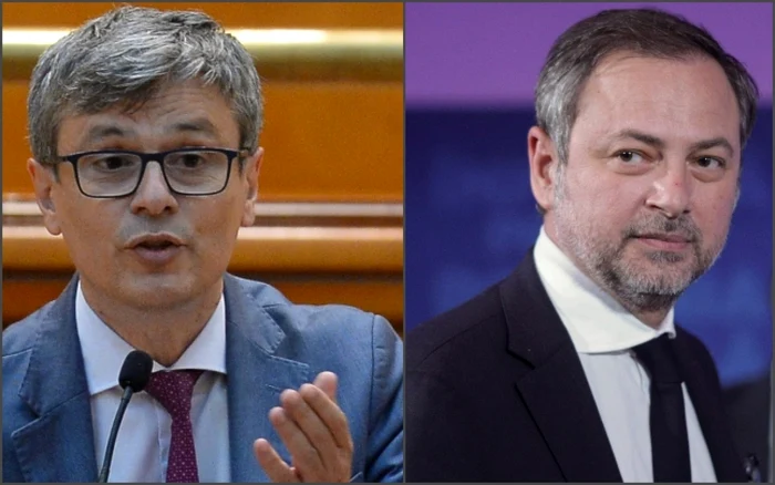 Virgil Popescu (ministrul Energiei) şi Dan Motreanu (eurodeputat) ţintesc funcţia de prim-vicepreşedinte FOTO Colaj Mediafax / Inquam Photos