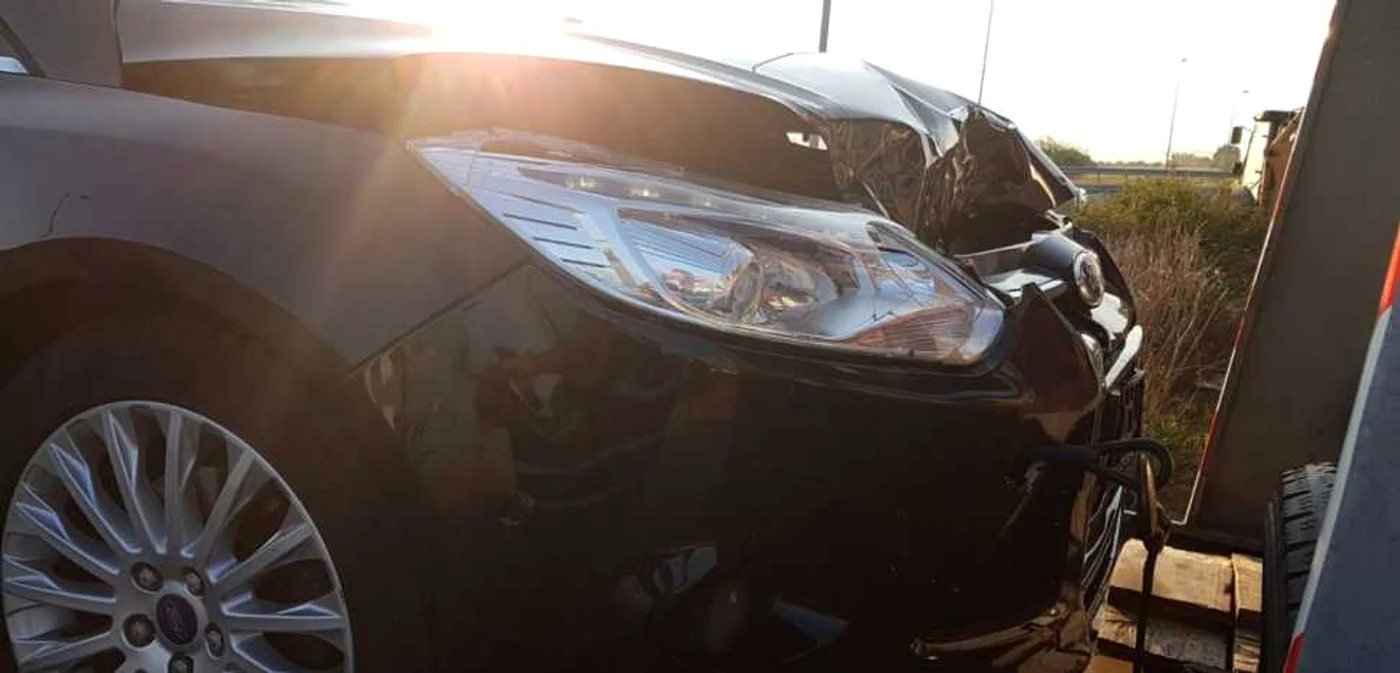 Maşina implicată în accident