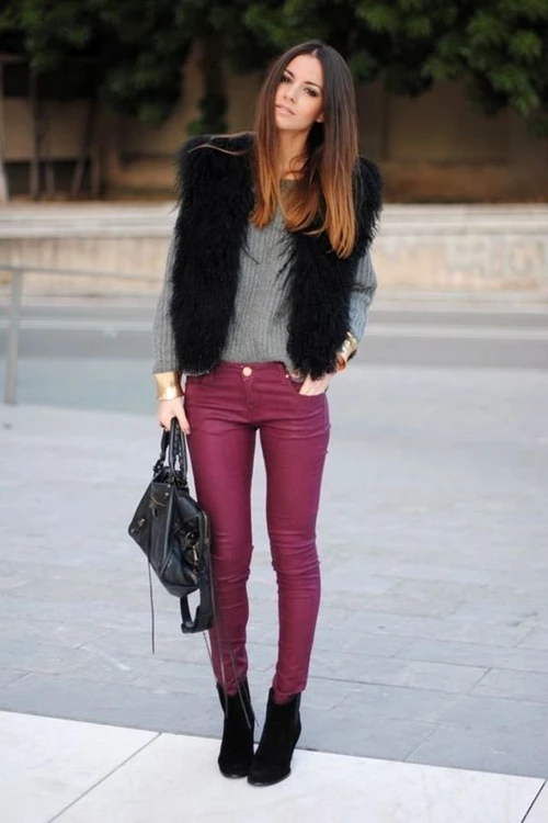 large Fustany Style Ideas 21 Burgundy Outfits That You ll Totally Love for Winter Street Style 19 jpg jpeg