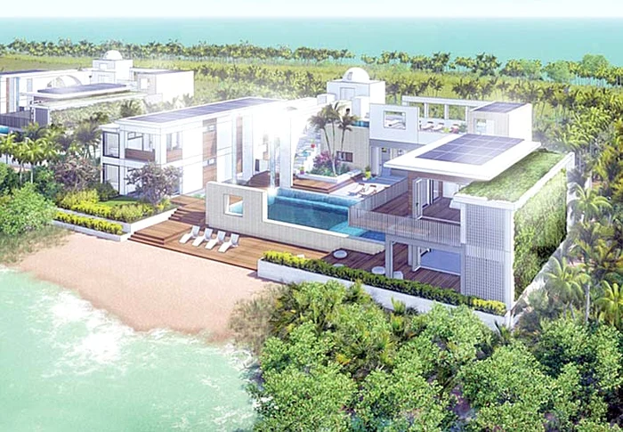 O vilă aici costă 15 milioane de dolari, dar este 100% ecologică