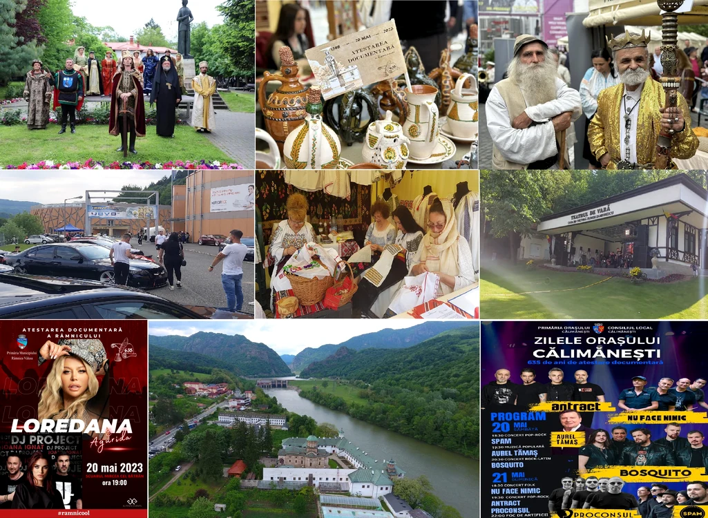 Zilele Orașului la Râmnicu Vâlcea și Călimănești Foto colaj jpg
