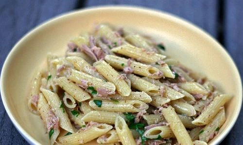 20110905 dt penne with tuna and whole grain mustard jpeg