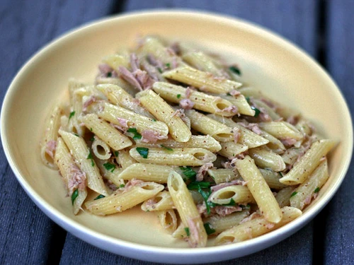 20110905 dt penne with tuna and whole grain mustard jpeg