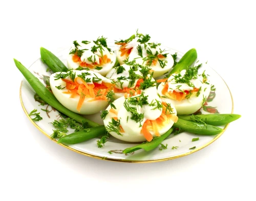 Fresh eggs and vegetables jpeg