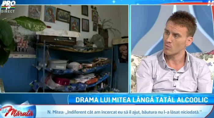 Mitea s-a săturat să îşi ajute tatăl dependent de alcool