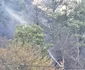 Incendiu de proporții pe Valea Oltului în comuna Racovița Vâlcea Foto ISU Vâlcea