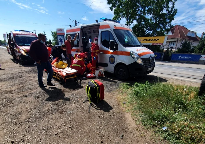 accident TIR microbuz Galati 1