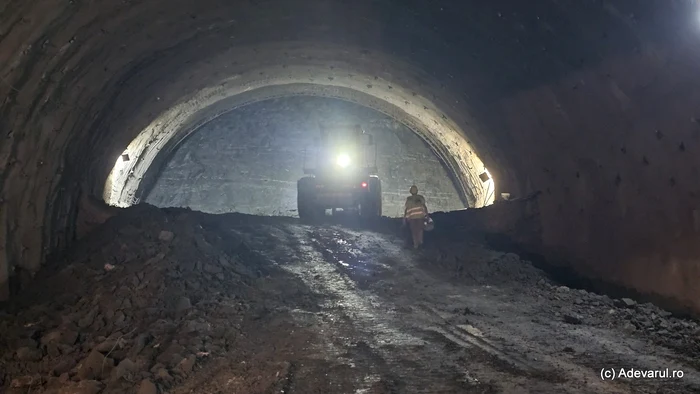 Șantierul Autostrăzii cu Tuneluri. Foto: Daniel Guță. ADEVĂRUL