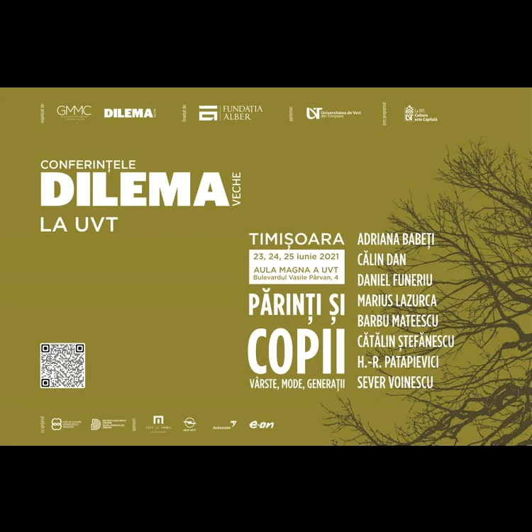 START Conferințele Dilema veche la UVT  Programul detaliat jpeg