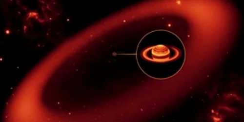 Inel uriaş al lui Saturn, descoperit de astronomi