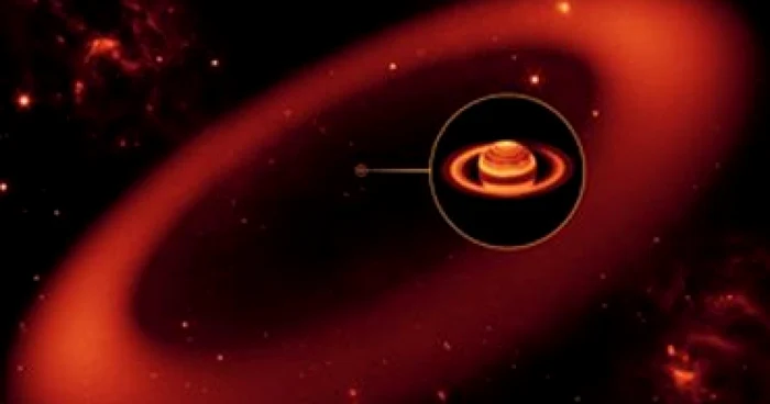 Inel uriaş al lui Saturn, descoperit de astronomi