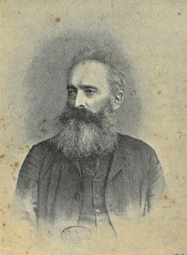 B. P. Hasdeu, lingvist, publicist, istoric, director al Arhivelor Statului, întere 1876-1900 (© Arhivele Naționale ale României, Col. Documente Fotografice F I 1055)