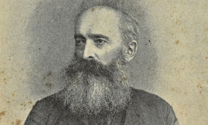 B. P. Hasdeu, lingvist, publicist, istoric, director al Arhivelor Statului, întere 1876-1900 (© Arhivele Naționale ale României, Col. Documente Fotografice F I 1055)