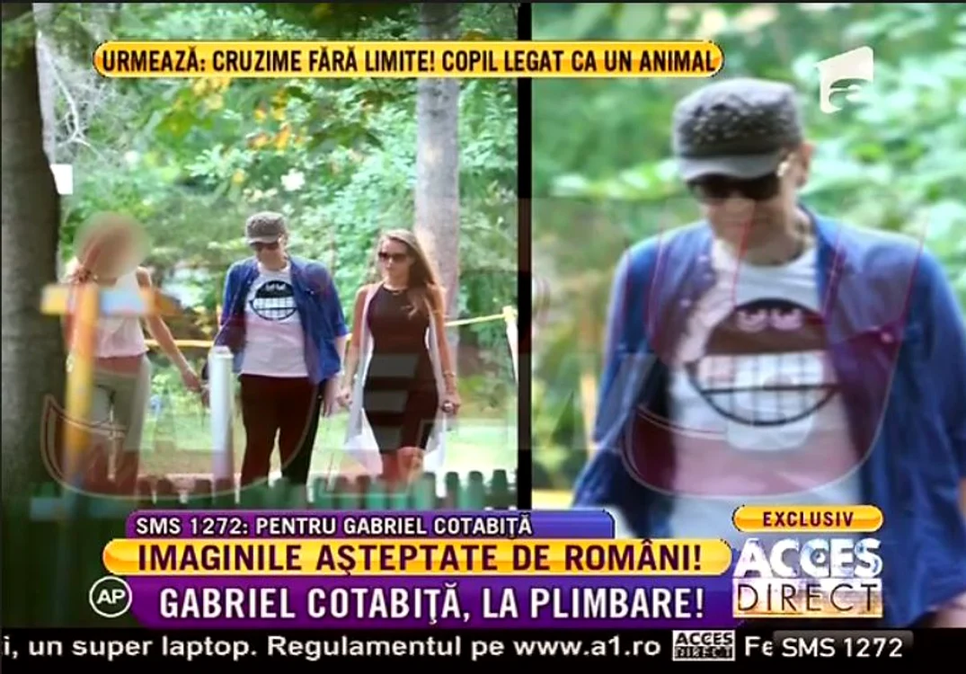 Gabriel Cotabiţă, la plimbare pe aleile spitalului Elias