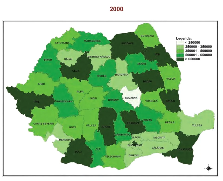 Îmbătrânirea populaţiei şi emigraţia tot mai mare vor cauza scăderea numărului de locuitori ai ţării de-a lungul întregului secol XXI