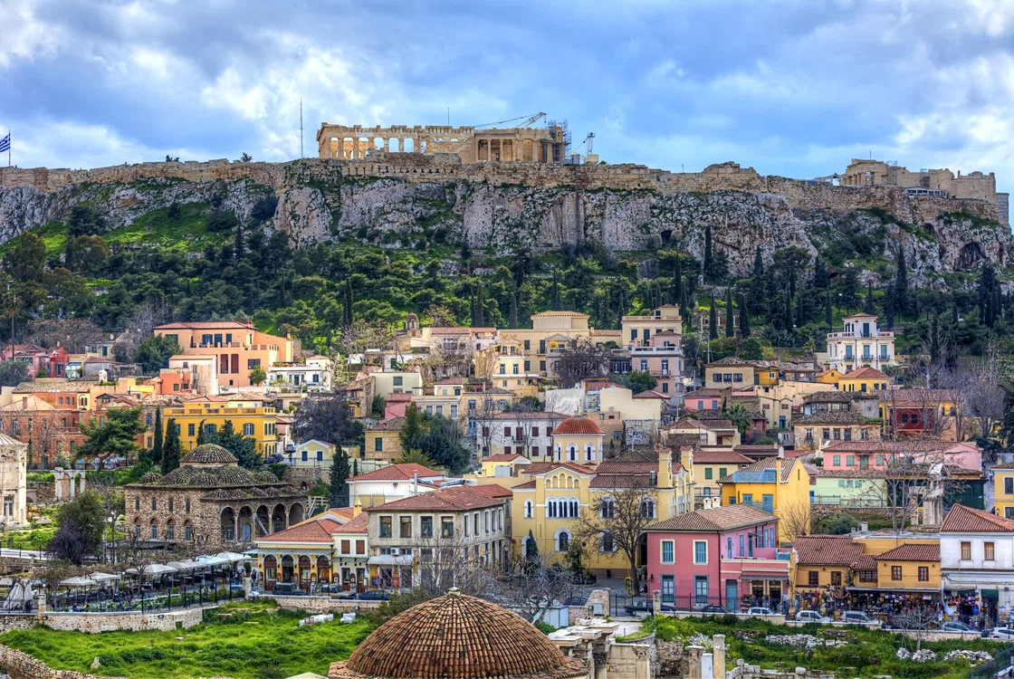 Cartierul Plaka din Atena FOTO Shutterstock 