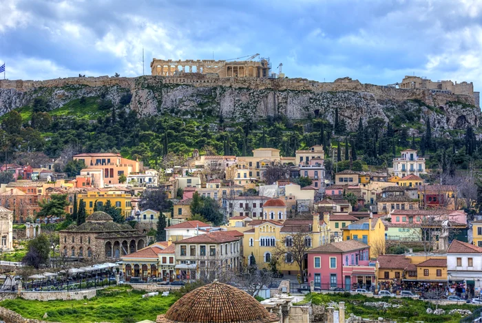 Cartierul Plaka din Atena FOTO Shutterstock