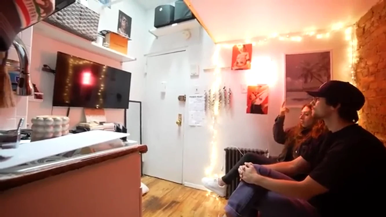 Apartamentul de 8 mp FOTO: captură video