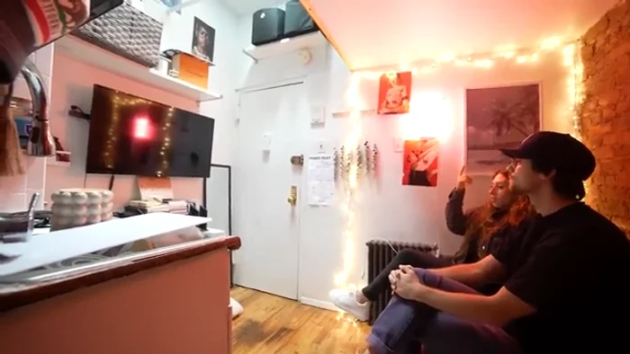Apartamentul de 8 mp FOTO: captură video