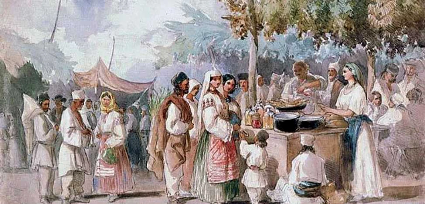 Carol Popp de Szathmary, ”Târgul Drăgaica”
