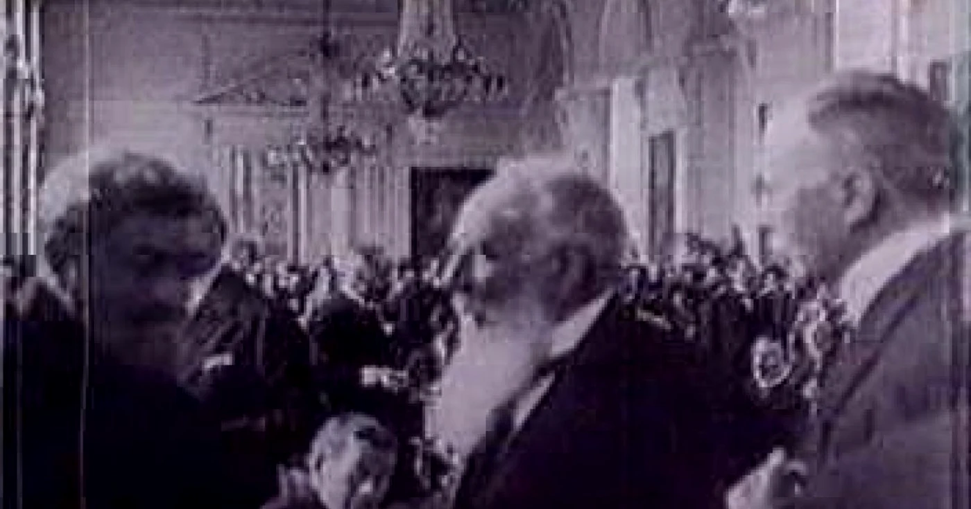 Imagine din timpul negocierilor tratatului de la Trianon
