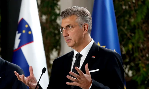 Premierul Croatiei, Andrej Plenković, il contrazice pe Viktor Orban FOTO EPA EFE jpg
