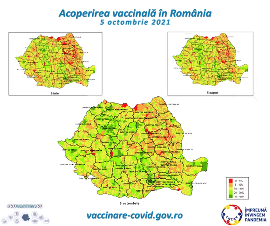 
    Oamenii de la state s-au putut vaccina fie în centrele deschise, fie de persoalul medical venit cu caranava  