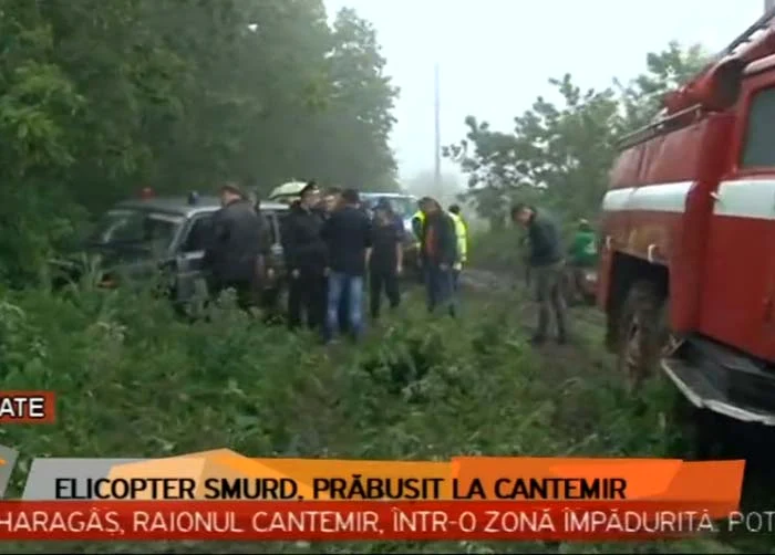 În elicopter se aflau patru persoane, care au decedat foto: captură jurnaltv.md