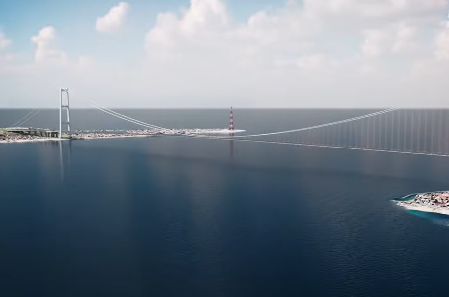 Cel mai lung pod suspendat din lume va lega Sicilia de Italia continentală. Costă 13,4 miliarde de euro