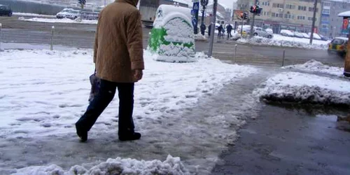 Zăpadă la Timişoara